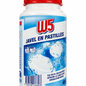 W5 — Javel en pastilles, 48 pastilles