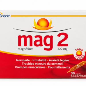 Cooper Mag 2 — Magnésium 122 mg, 30 ampoules